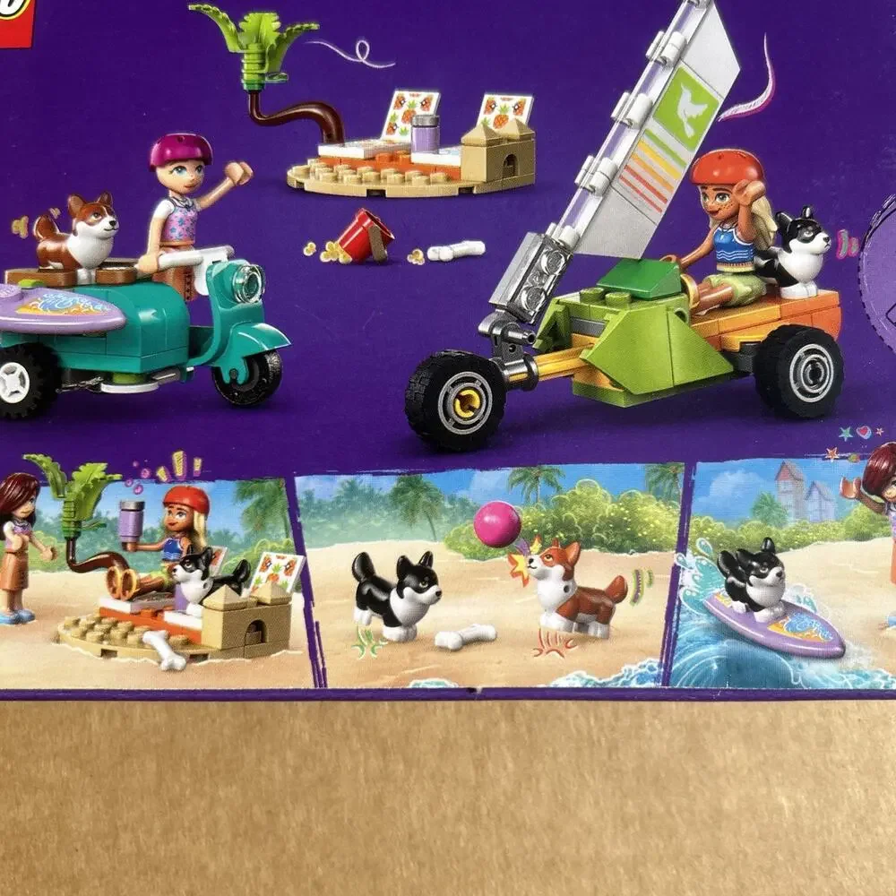 LEGO Friends Surfing Corgi Dogs and Scooter Adventure 42641 Building Toy Set NEW